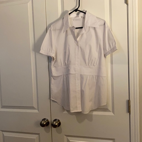 EUC button down white top - Picture 1 of 8